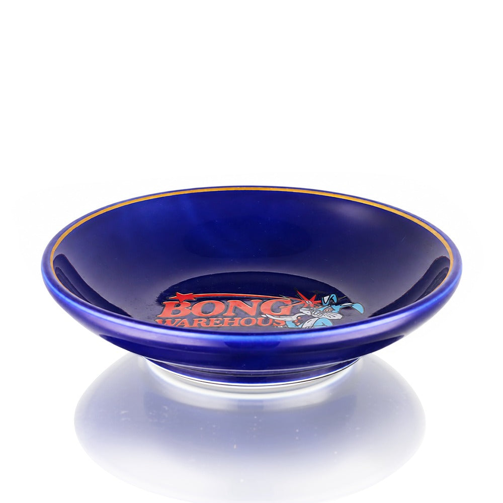 Bong Warehouse Navy Blue Bunny Logo Chop Bowl - Side View

