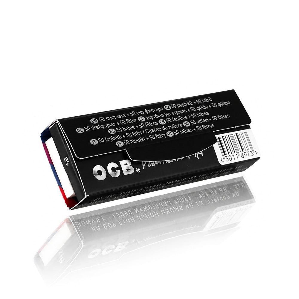 OCB Premium 1¼ Rolling Papers + Tips