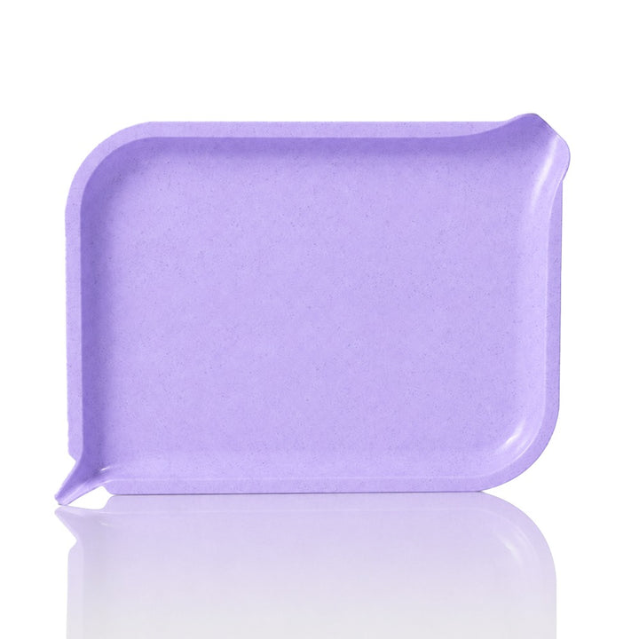 Speech Bubble Rolling Tray - Purple - Front View - Novelty Smoking Rolling Tray - Bong Warehouse