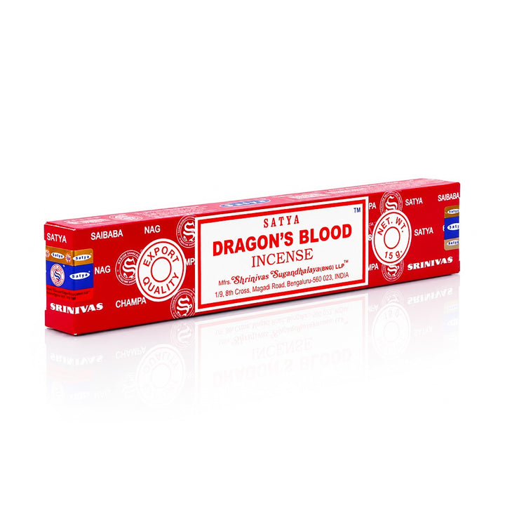 Satya Dragons Blood Incense Sticks 15g Front View