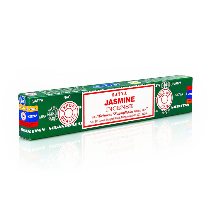 Satya Jasmine Incense Sticks 15g Front View