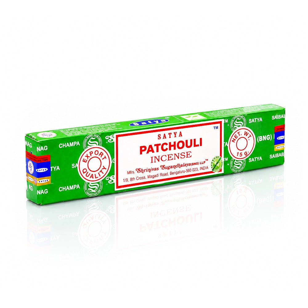 Satya Patchouli Incense Sticks 15g Front View