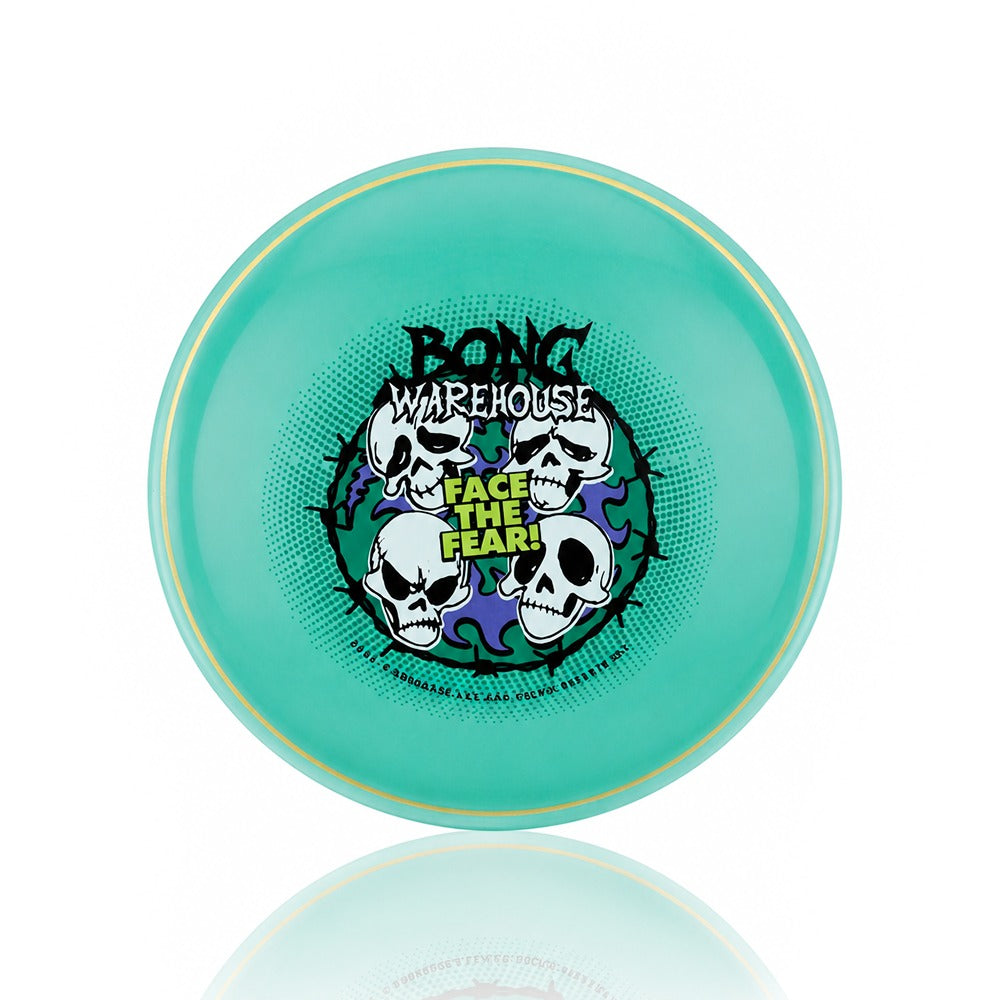 Bong Warehouse Face the Fear Teal Chop Bowl - Buy Cone Pieces Online Australia
