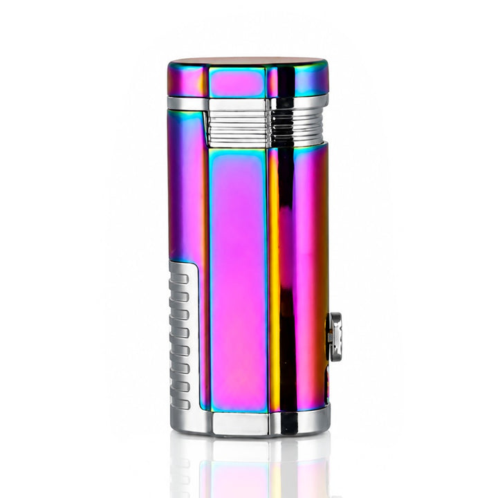BW - Triple Jet Windproof Metal Torch Lighter - Rainbow