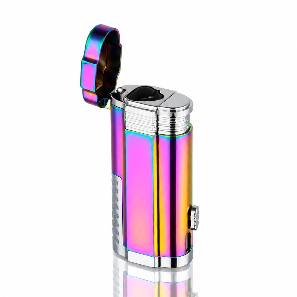 BW - Triple Jet Windproof Metal Torch Lighter - Rainbow