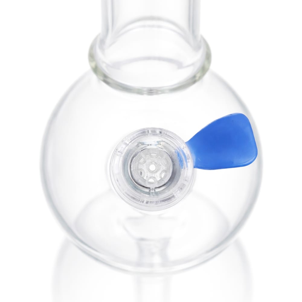 Top view of BW Axis Glass Cone Piece 14mm Male Bowl on white background, highlighting bowl opening detail