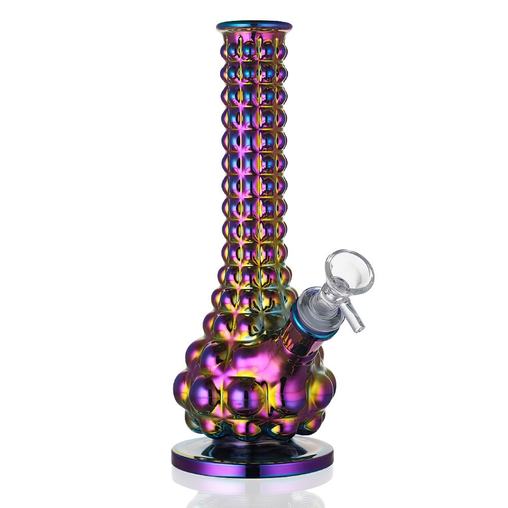 BW - Genie Bottle Glass Bong - Rainbow front