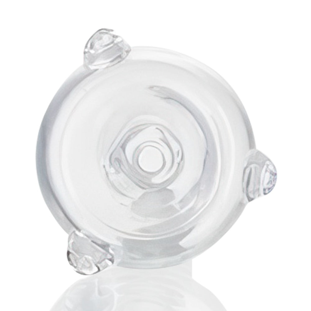 BW - Glass Bubble Cone Piece (Bowl) 14mm Male - Clear top close