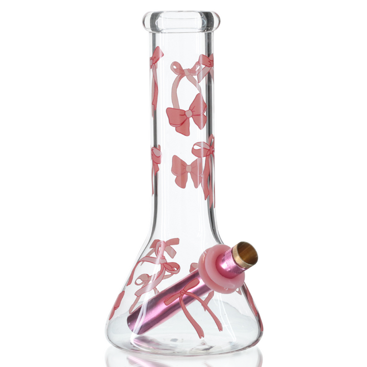 Bong Warehouse Ribbons and Bows Beaker Bong 20cm