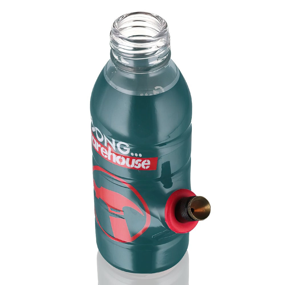 Bong Warehouse Logo Mini Bottle Glass Bong - Top View