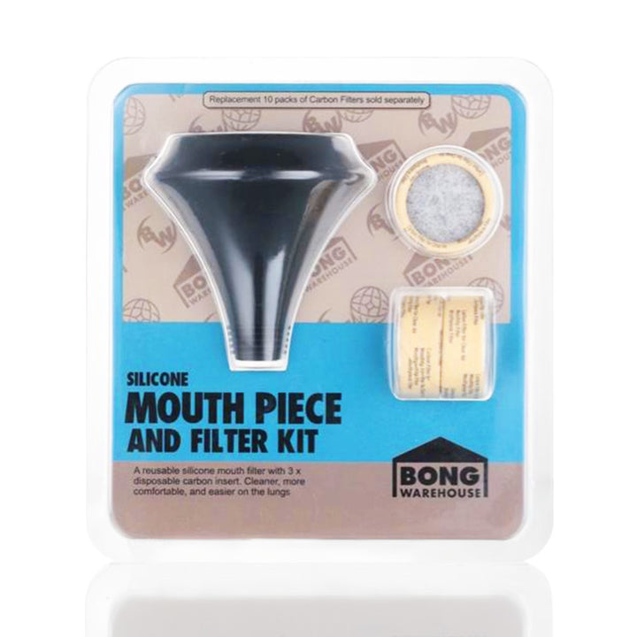 BW - Silicone Mouth piece and filter kit - Black front packaging