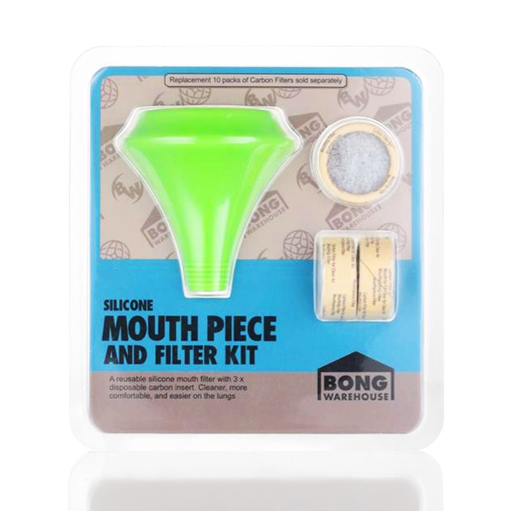 BW - Silicone Mouth piece and filter kit - Green front packaging