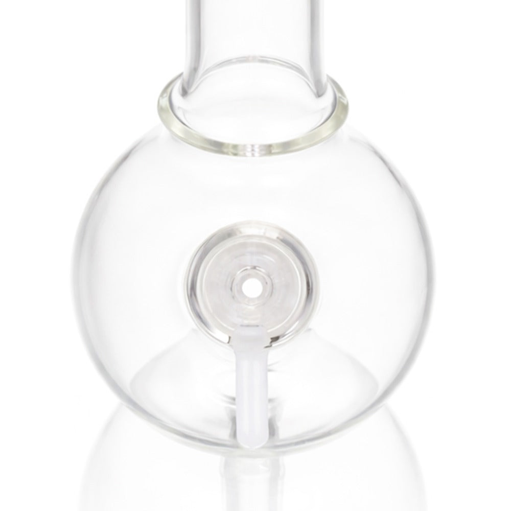 Top view of BW The Core Glass Cone Piece 14mm Male Bowl on white background, highlighting bowl opening detail