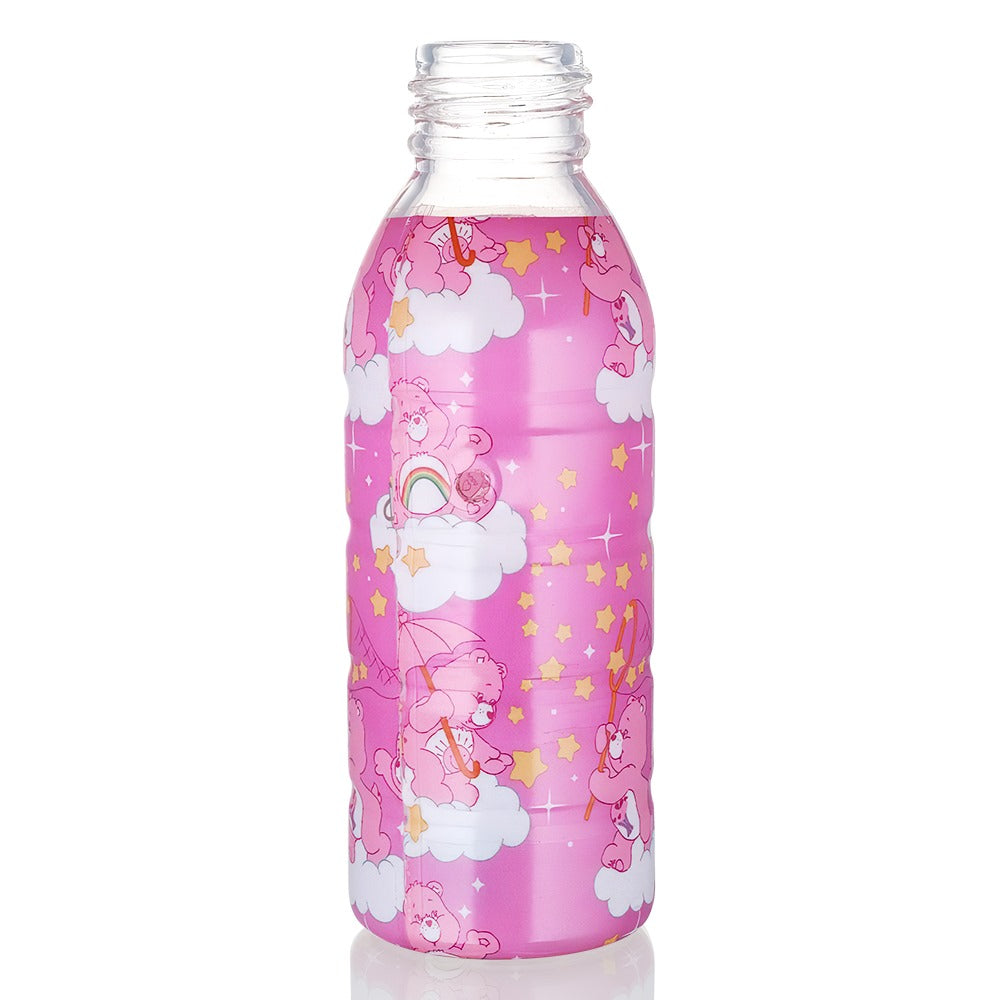 BW Mini Bottle 17.5cm Glass Bong - Care Bears Stars on a full back view 