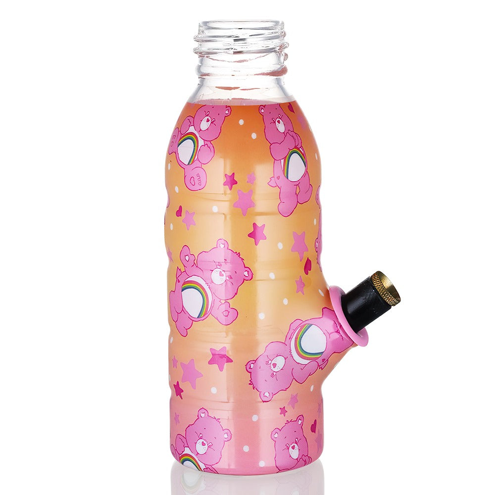 Bong Warehouse Mini Care Bears Bottle Bong 17.5cm - Sunset Fade in full view on white background