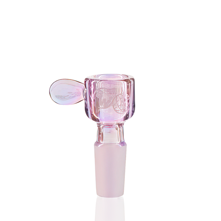 Bong Warehouse - Daily Handle (Bowl) 14mm Male - Pink Chrome