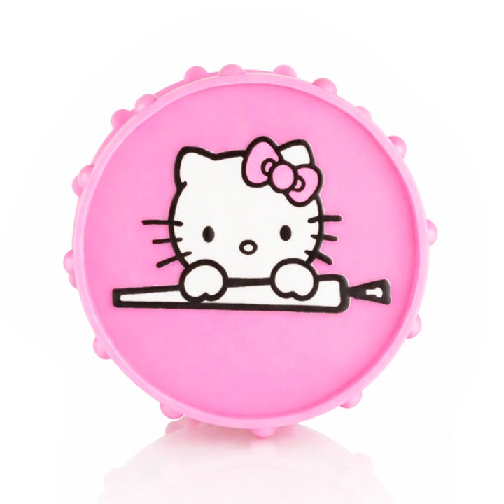 BW Plastic Weed Grinder Round 70mm - Pink Hello Kitty
