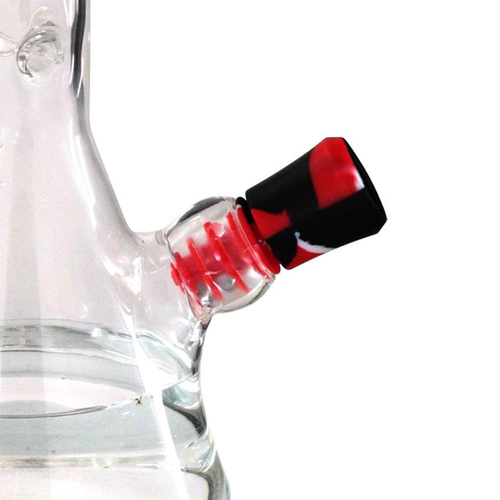 Glass Bong Cleaning Plugs 3 pack - Black/Red/White side