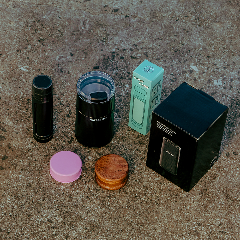 Eco Wooden Weed Grinder - Dark wood