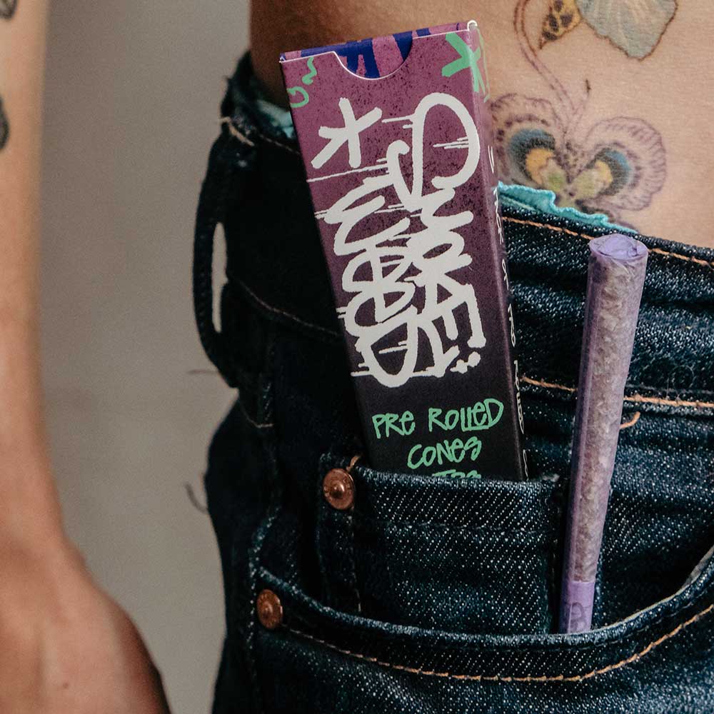 RAW - Vorgerollte Tüten aus Bio-Hanf - 3er-Pack 