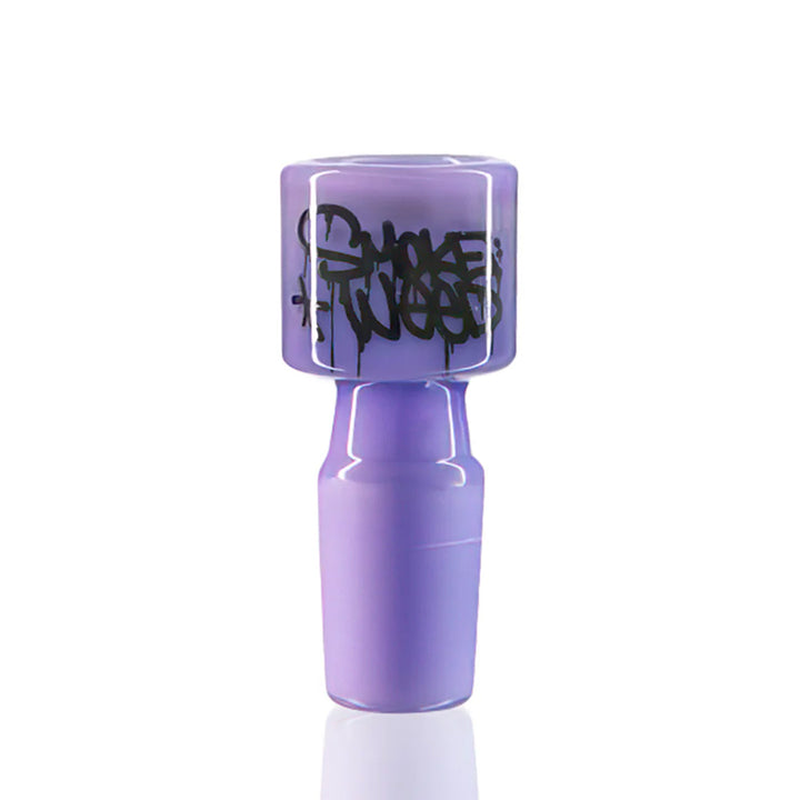 Bong Warehouse - Art Bowl 14mm Male - Purple Smoke Weed front