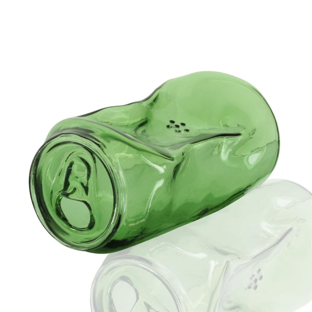 Bong Warehouse - Crushed Can Glass Bong - Green front