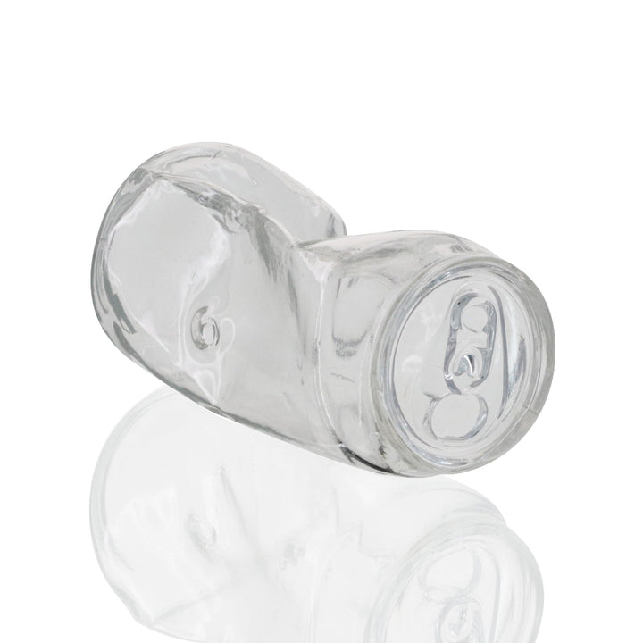 Bong Warehouse - Cute Glass Soda Can Bong - Clear left front