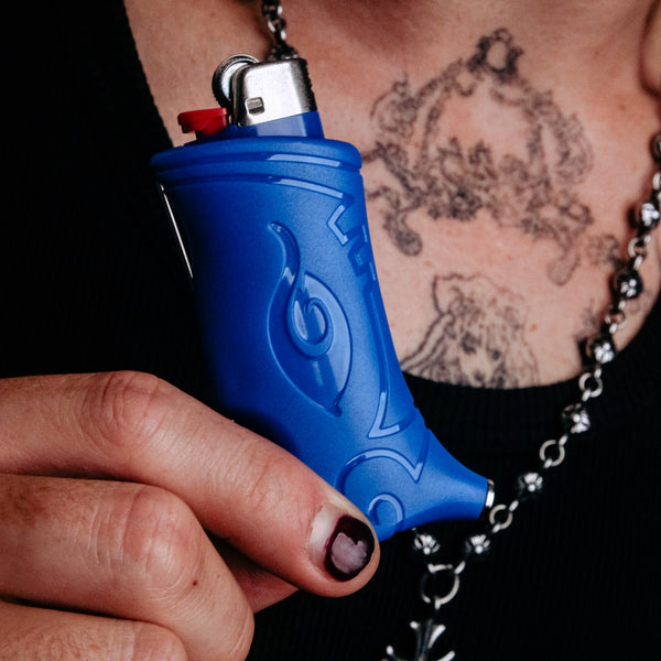 Bong Warehouse Blue Toker Poker Lighter Case