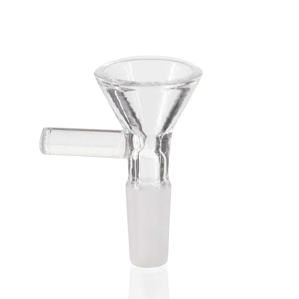 Clear Glass Cone Piece / Chop Bowl - Front View | Bong Warehouse