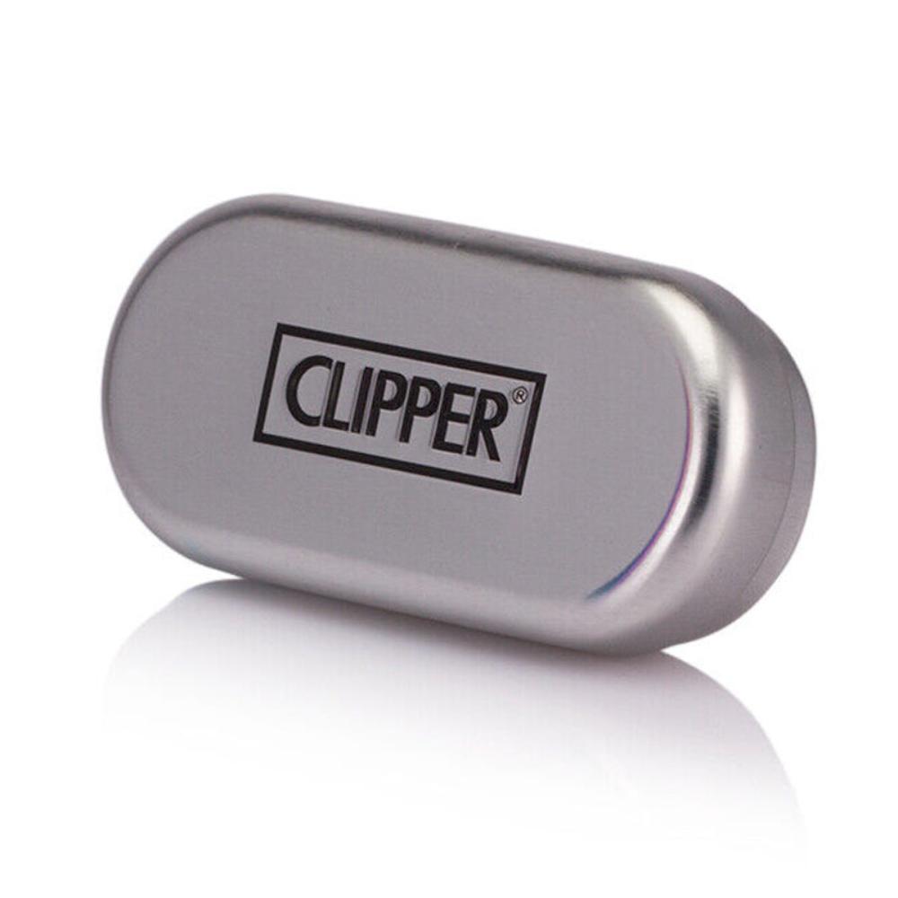 Clipper - Large Metal Refillable Lighter case