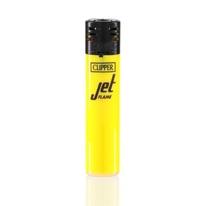 Clipper Jet Lighter Large Shiny - yellow front