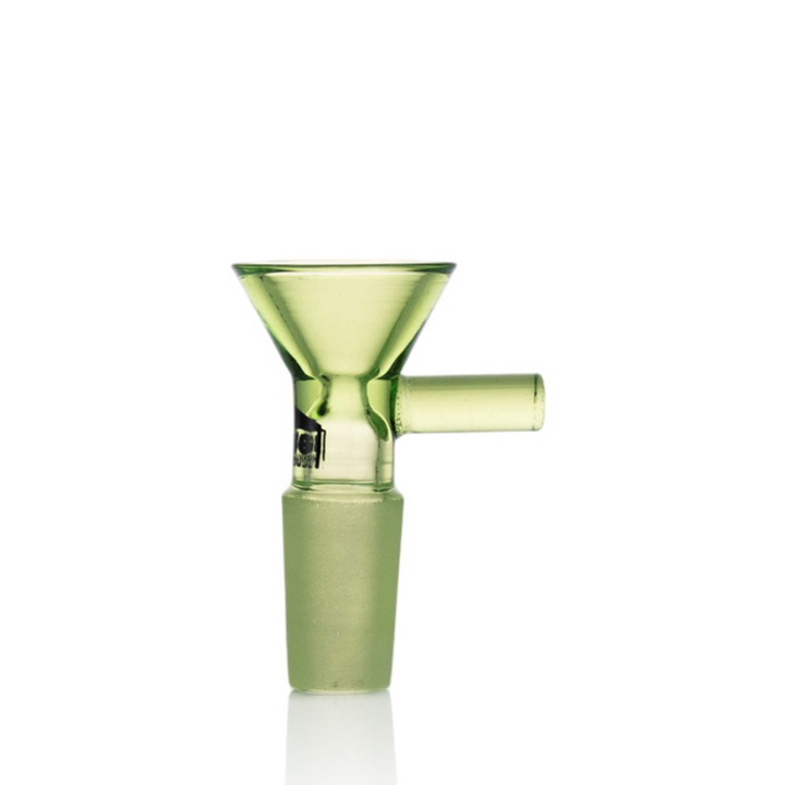 Bong Warehouse - Funnel Handle (Bowl) 14mm Male - Slime Green