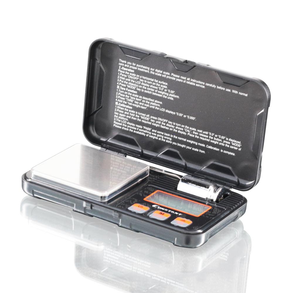 Constant Digital Pocket Scale 200x0.01g - Black open 3
