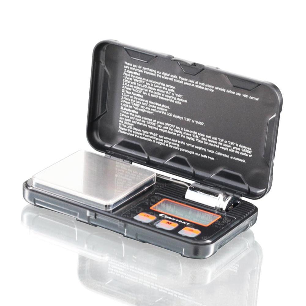 Constant Digital Pocket Scale 200x0.01g - Black open right