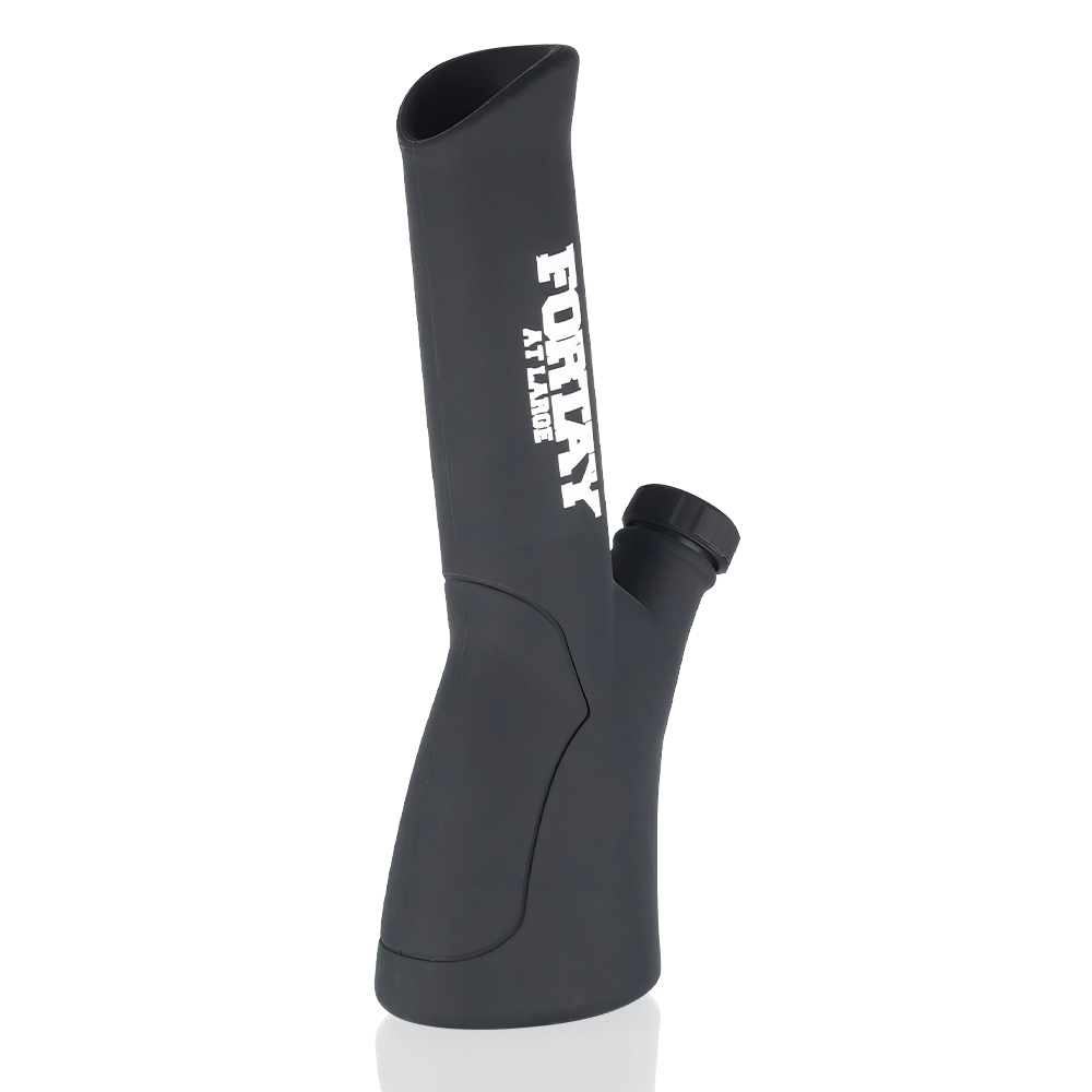 Fortay At Large - 24cm Silicone Gripper Bong - Black back