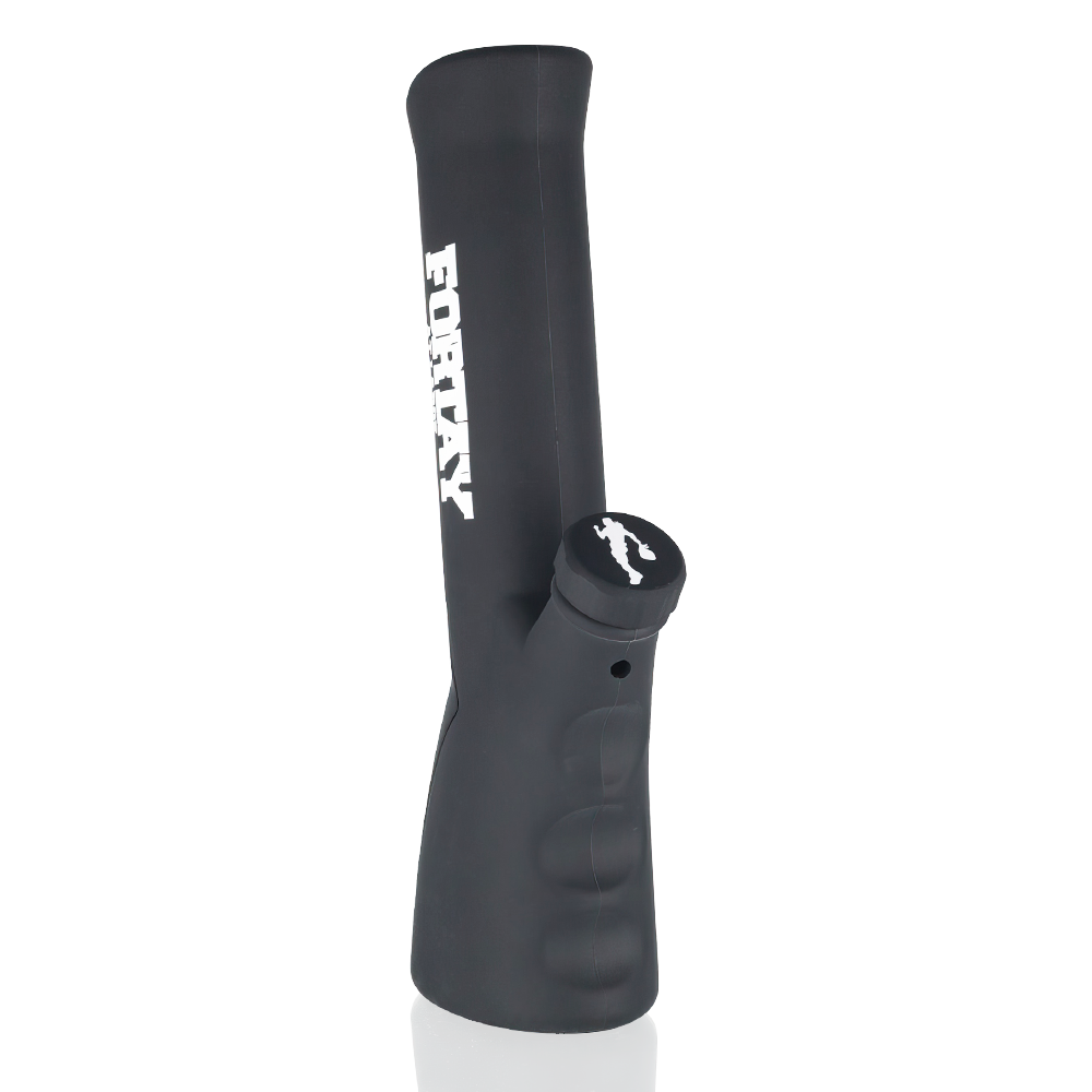 Fortay At Large - 24cm Silicone Gripper Bong - Black cap