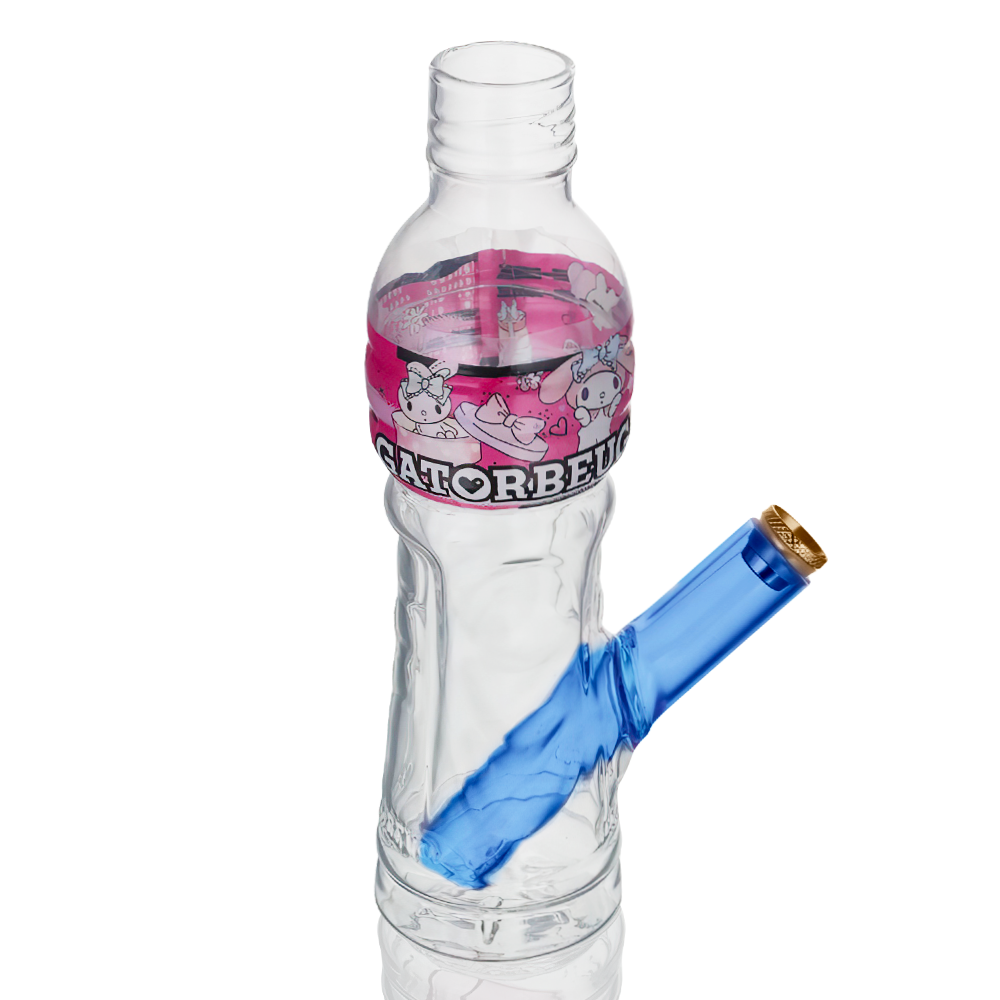 Gatorbeug - Hello Kitty G3 18.5cm Mini Glass Bong - Blue top
