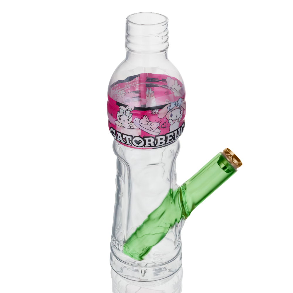 Gatorbeug - Hello Kitty G3 18.5cm Mini Glass Bong - Green top