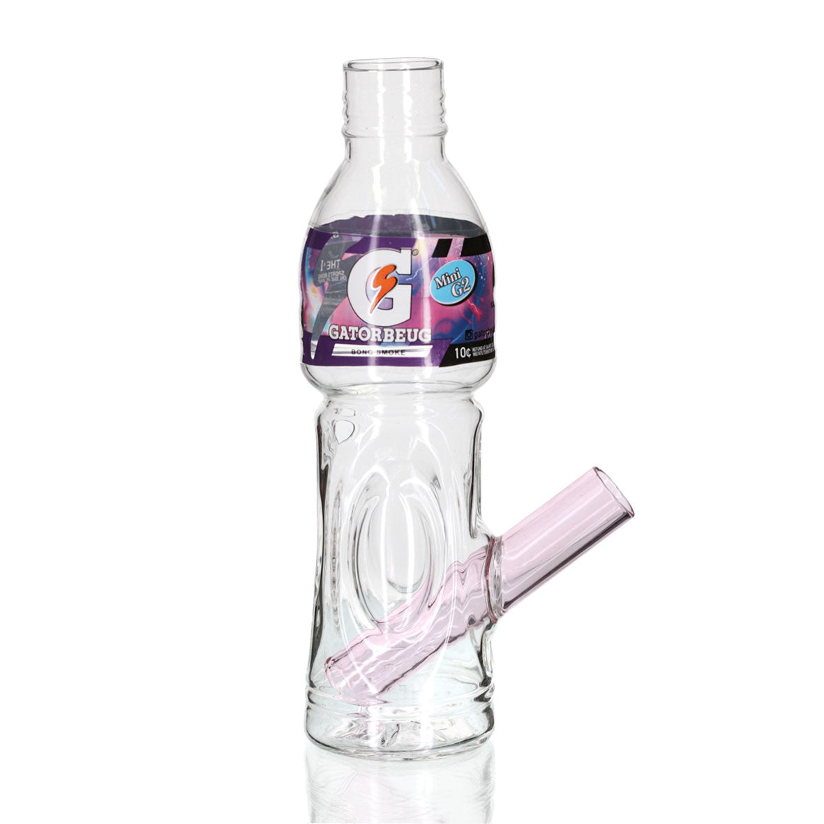 Gatorbeug g2 mini glass bong pink colourway