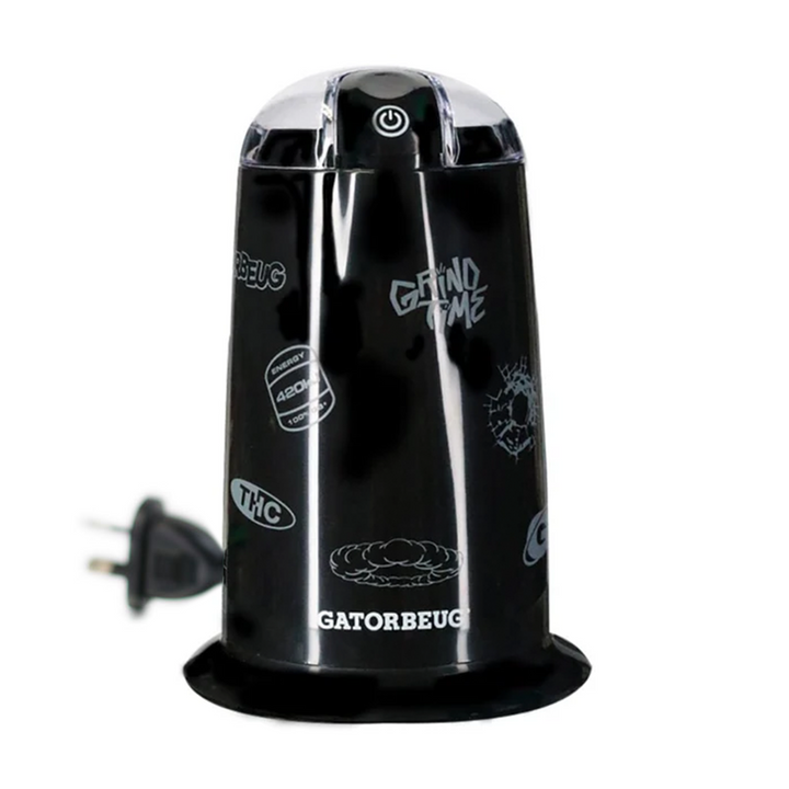 Gatorbeug Negro Mullomatic. Molinillo Eléctrico de Hierbas y Malezas.