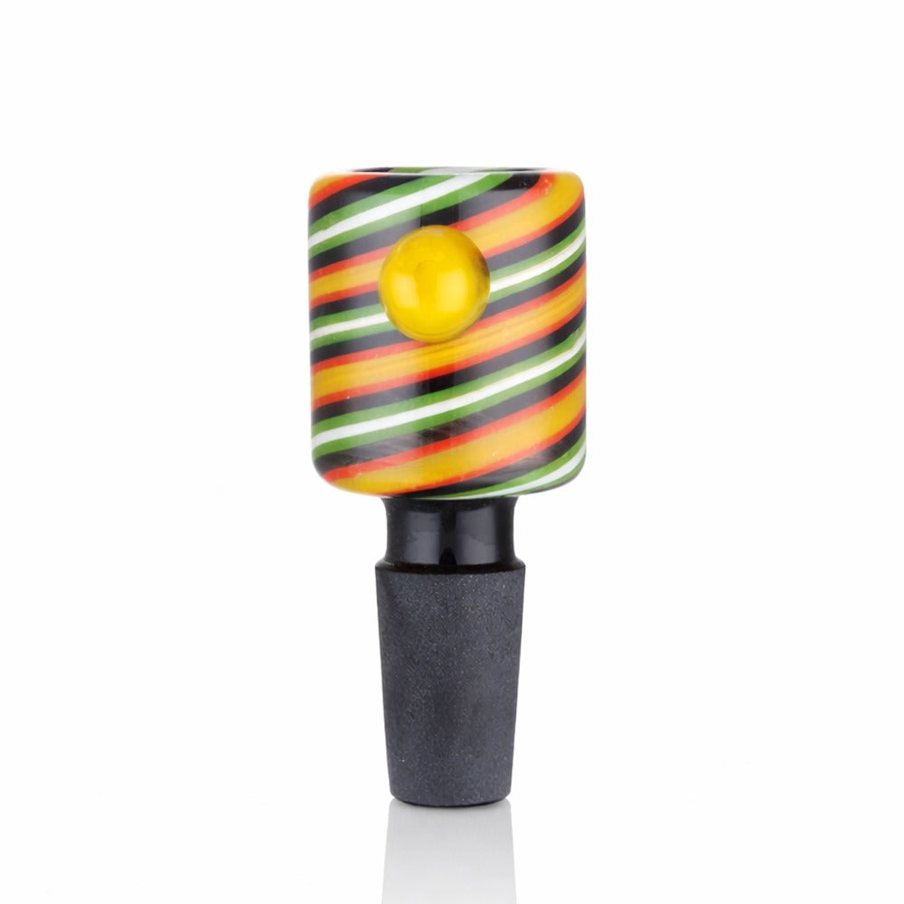 Glass Cone Piece YX-AS08 Yellow