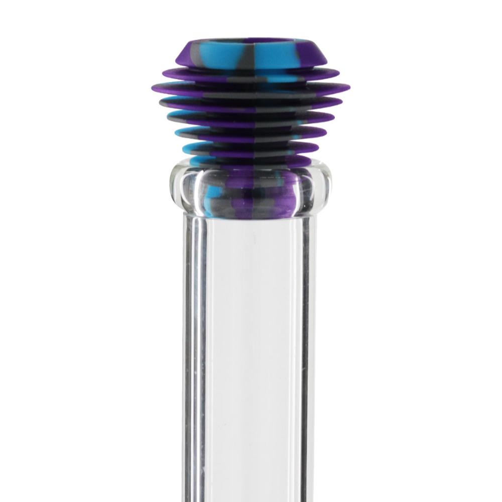 Glass Bong Cleaning Plugs 3 pack - Blue/Purple/Grey top plug
