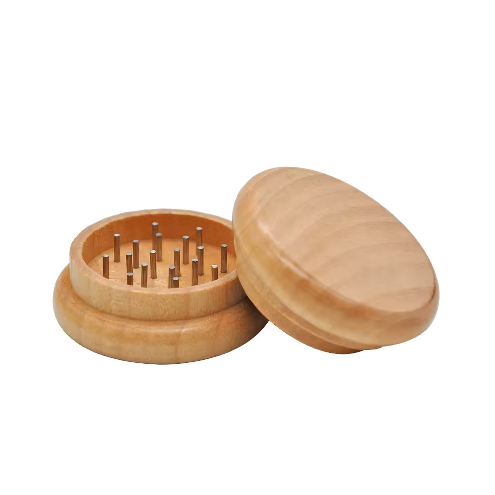 Eco Wooden Weed Grinder - Light wood