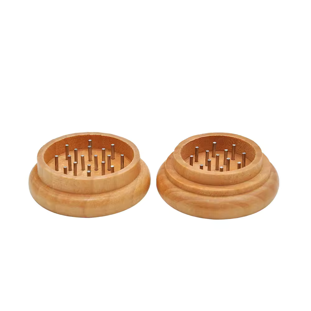 Eco Wooden Weed Grinder - Light wood