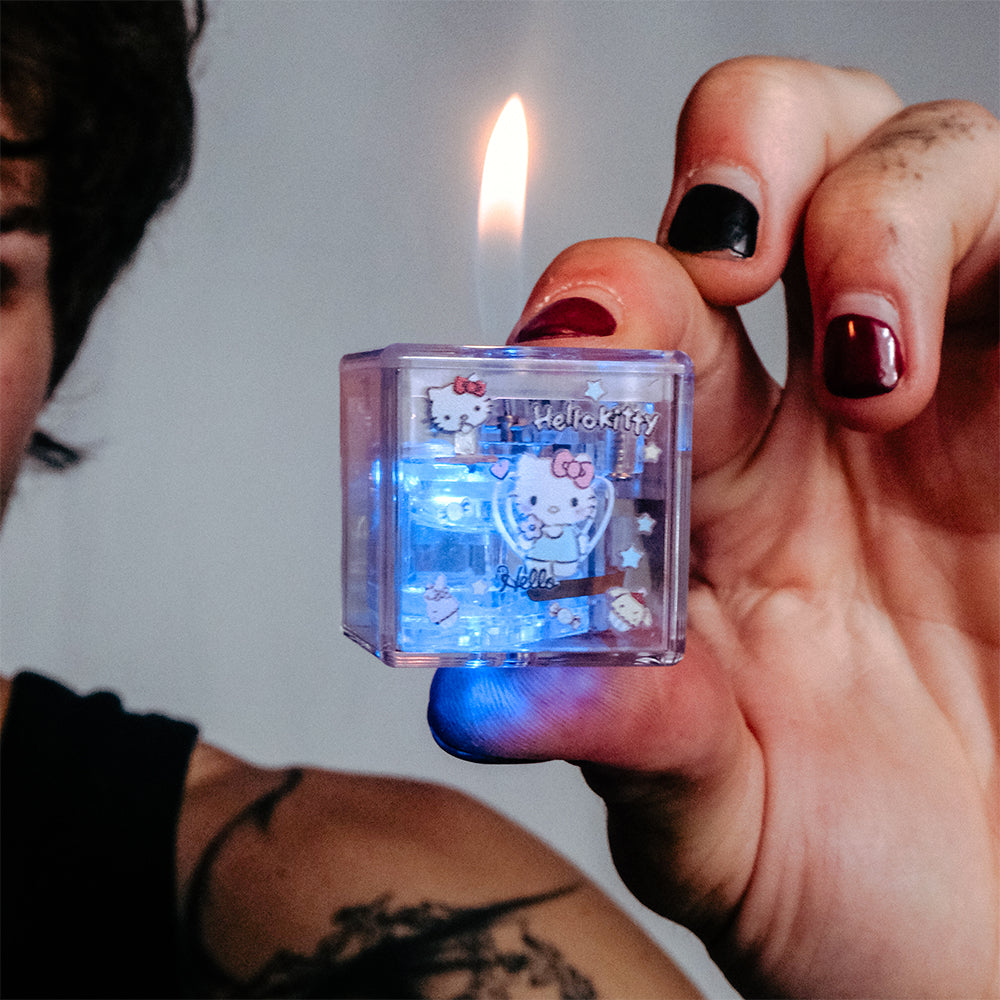 Hello Kitty - Box Jet Lighter - Transparent Clear