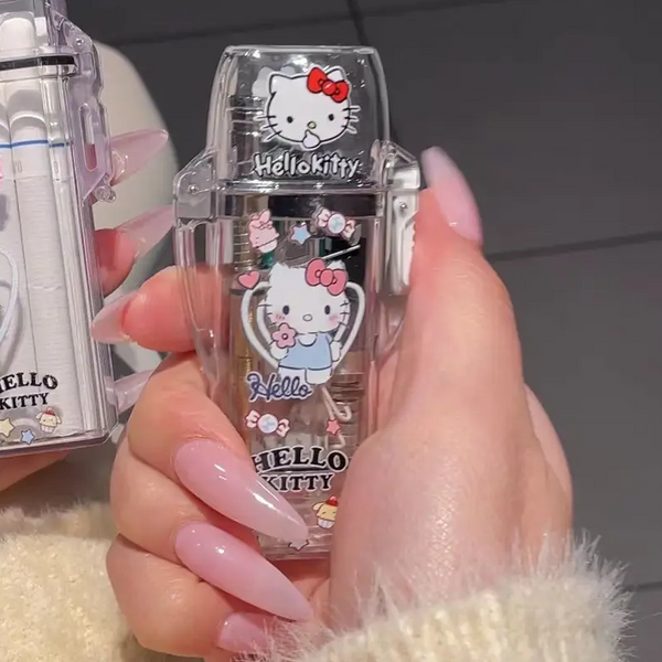 Hello Kitty - Multi Kitty Jet Lighter - Transparent Clear hand