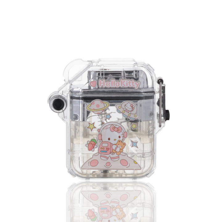 Hello Kitty - Space Scene Jet Lighter - Transparent Clear