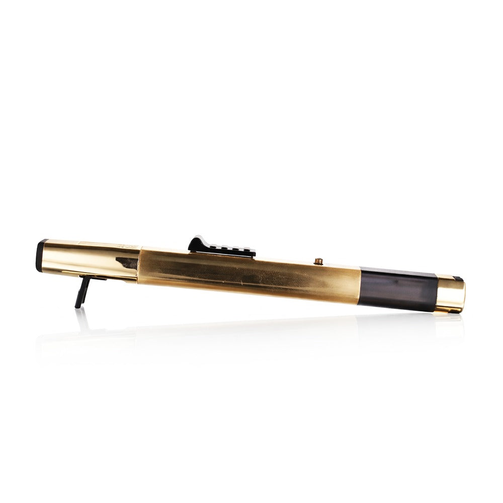 JOBON - Jet Flame Lighter Set - Metallic Gold on a white background