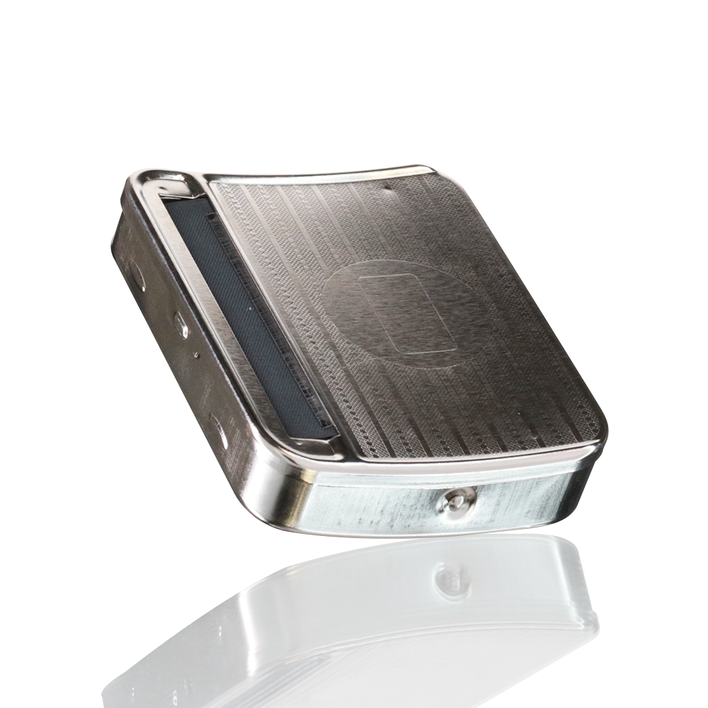 Joint and Cigarette Automatic Rolling Tin - Silver side