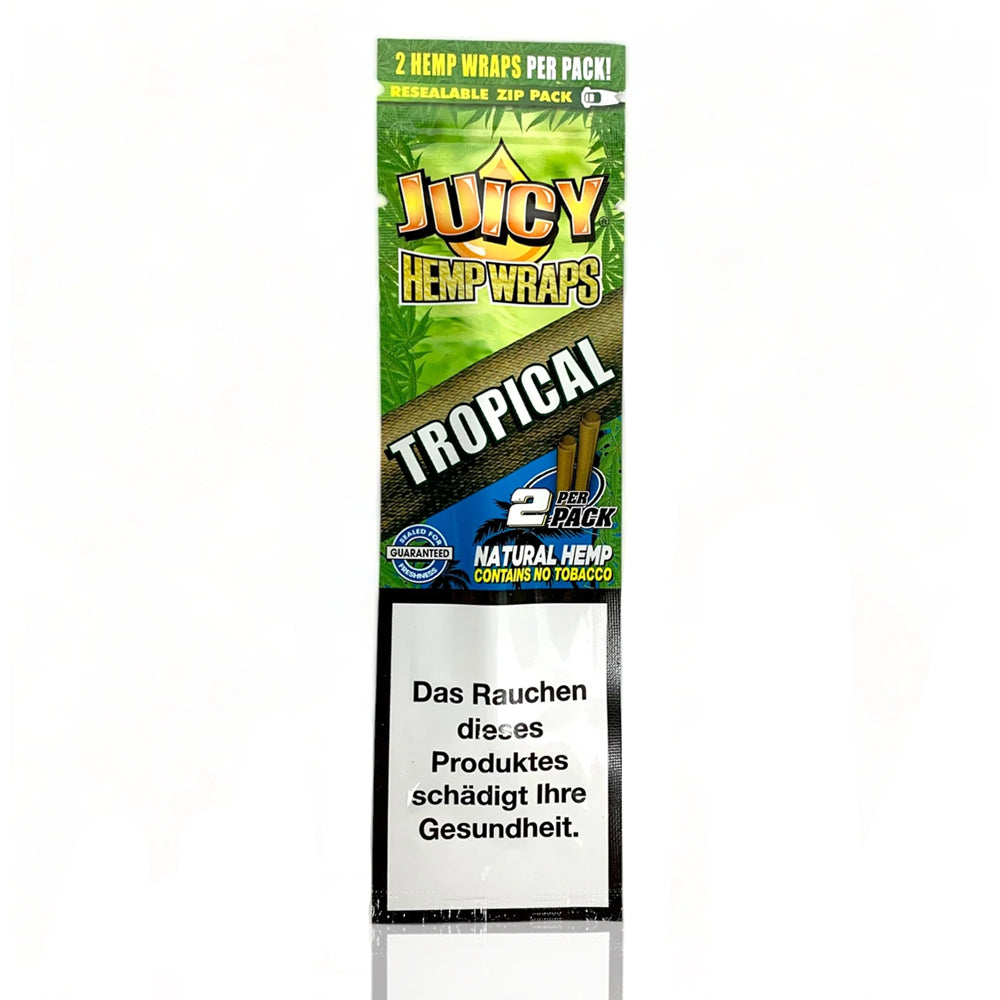 Juicy Jay's - Hemp Blunt Wraps - Tropical (2 Pack)